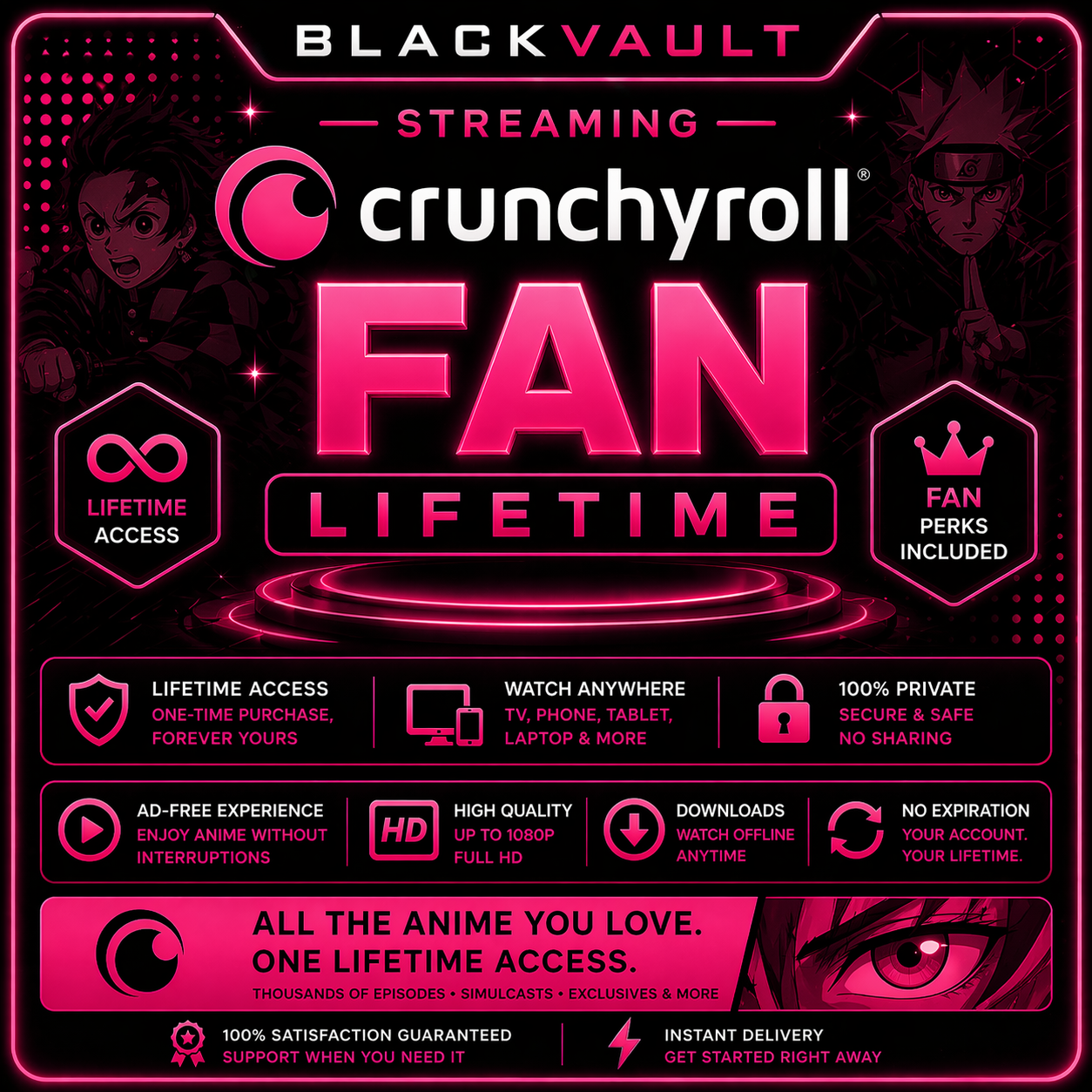 Crunchyroll Lifetime (Fan)