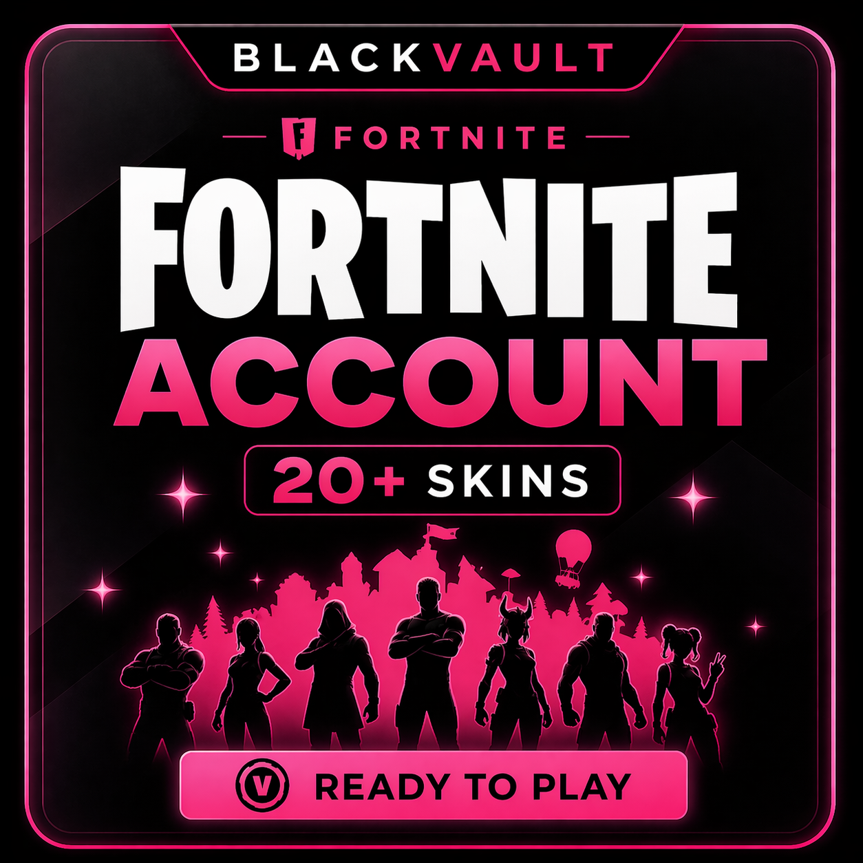 Fortnite Acc 20-50 Skins