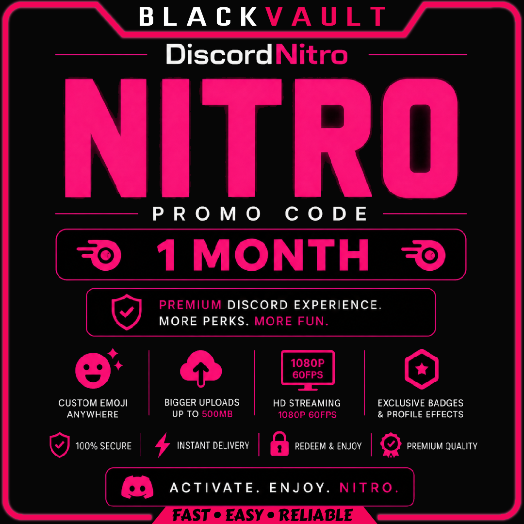 Nitro Promo Code (1 Month)