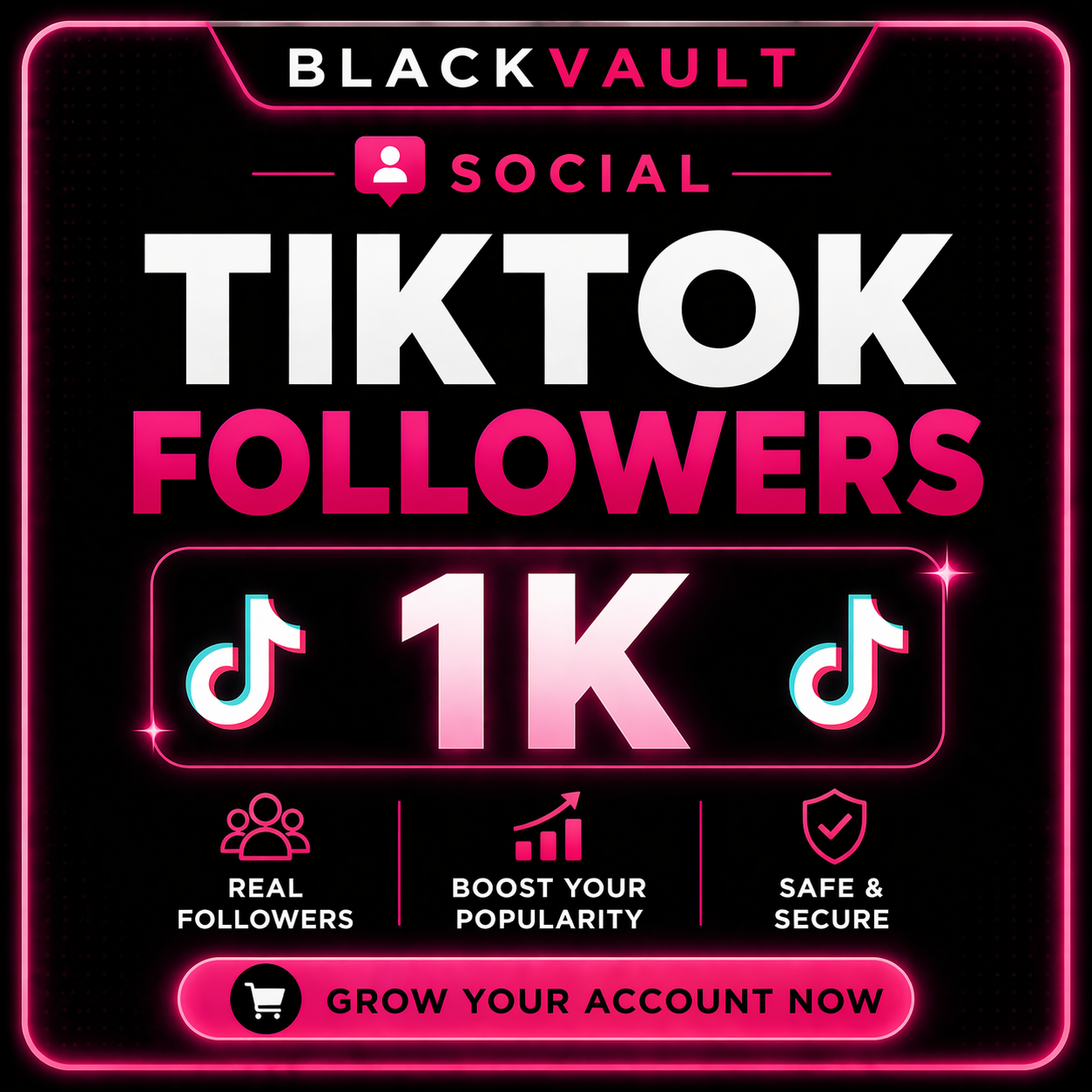 Tiktok 1k+ Followers