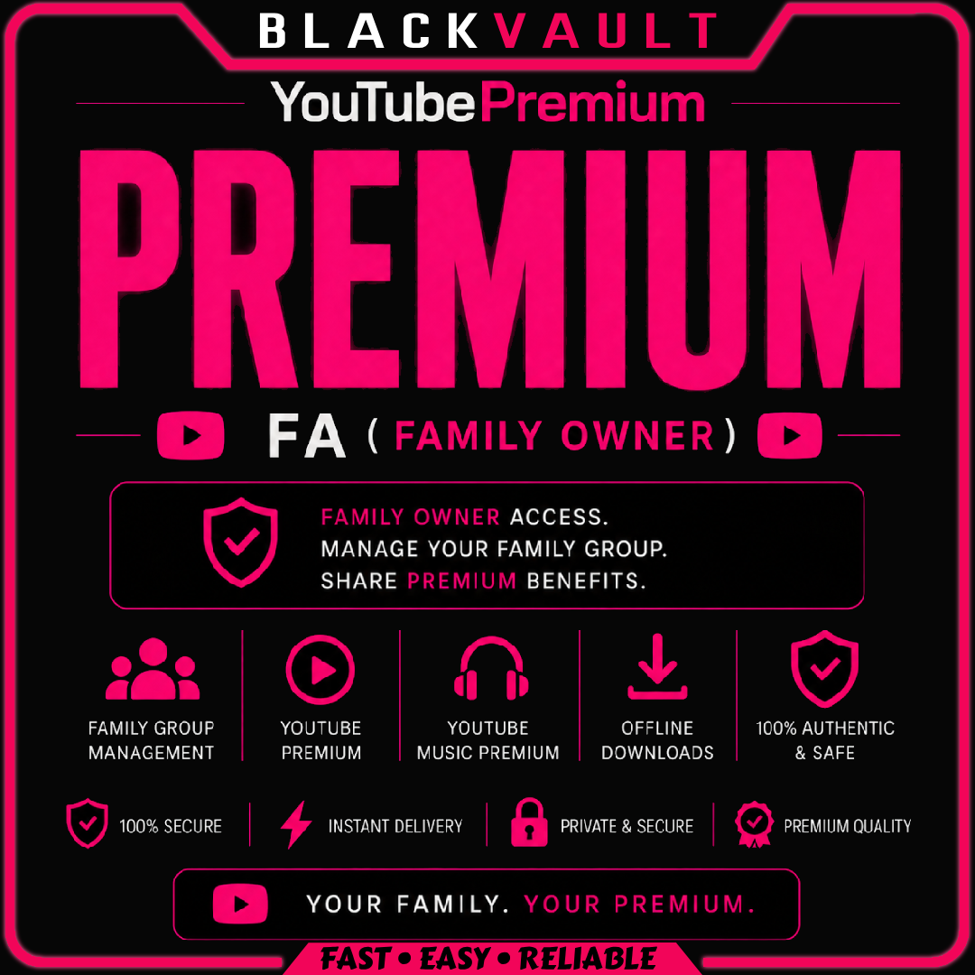 Youtube Premium FA (Family Owner)